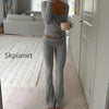 y2k-tie-up-wrap-v-neck-two-piece-pants-set