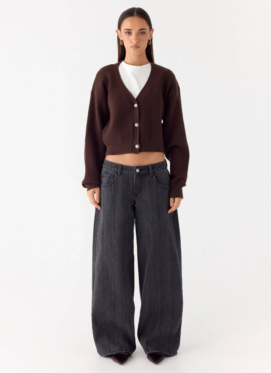 Ashby Knit Sweater - Chocolate