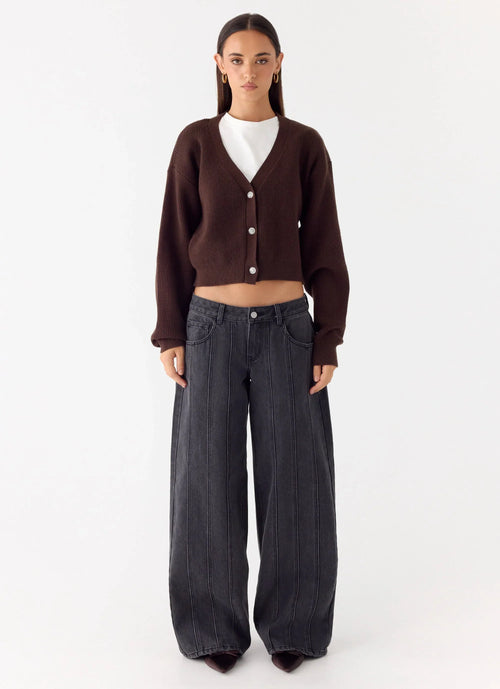 Ashby Knit Sweater - Chocolate