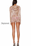 fitted-leopard-print-zip-hooded-two-piece-set