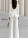 military-button-jacket-and-flared-pants-set