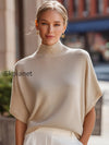 turtleneck-poncho-sleeve-knit-top