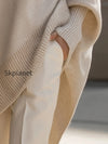 oversized-beige-knit-poncho-sweater