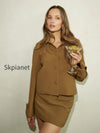 autumn-lapel-coat-mini-skirt-suit