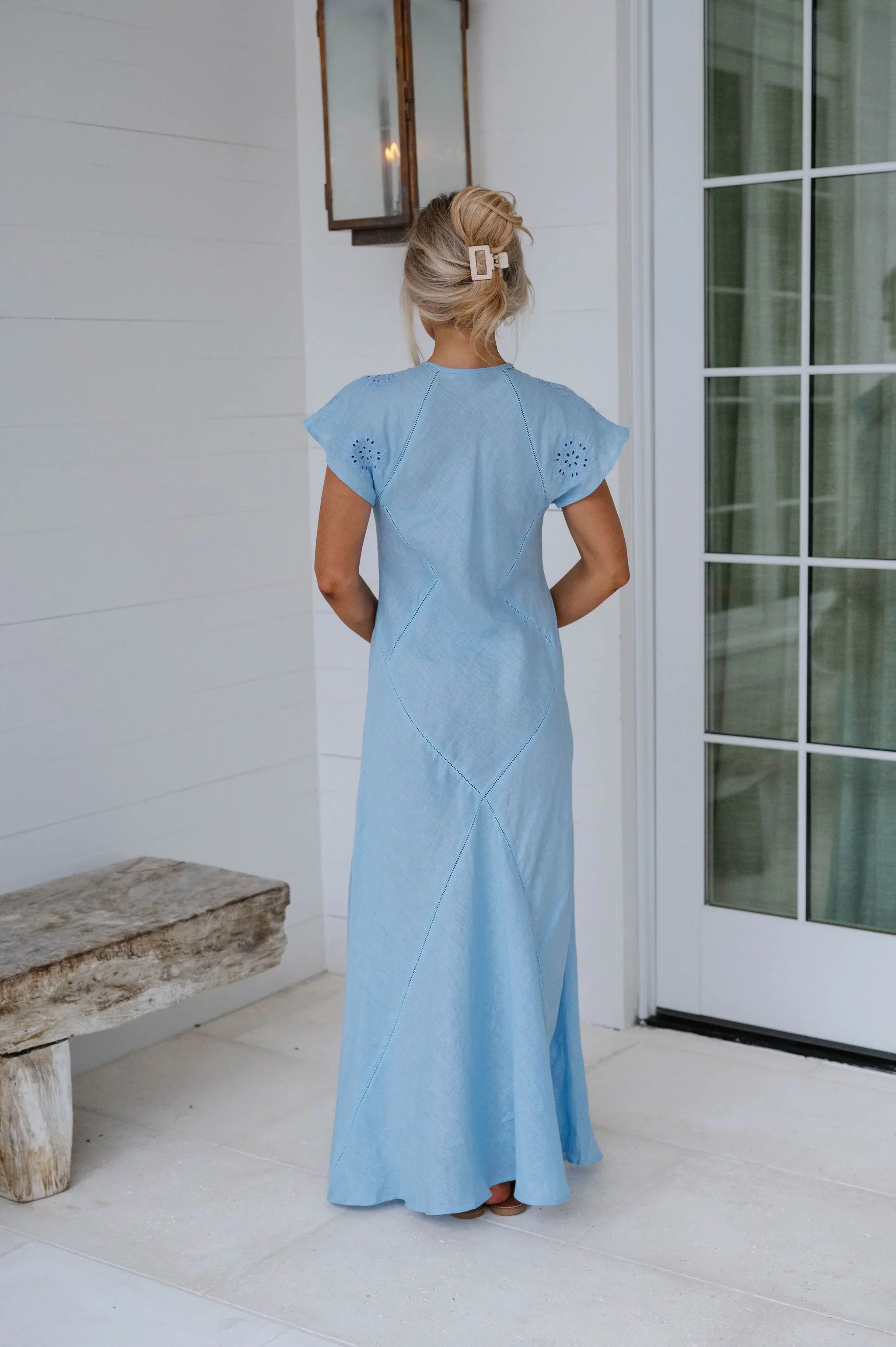 Noemi Maxi Dress-Light Blue